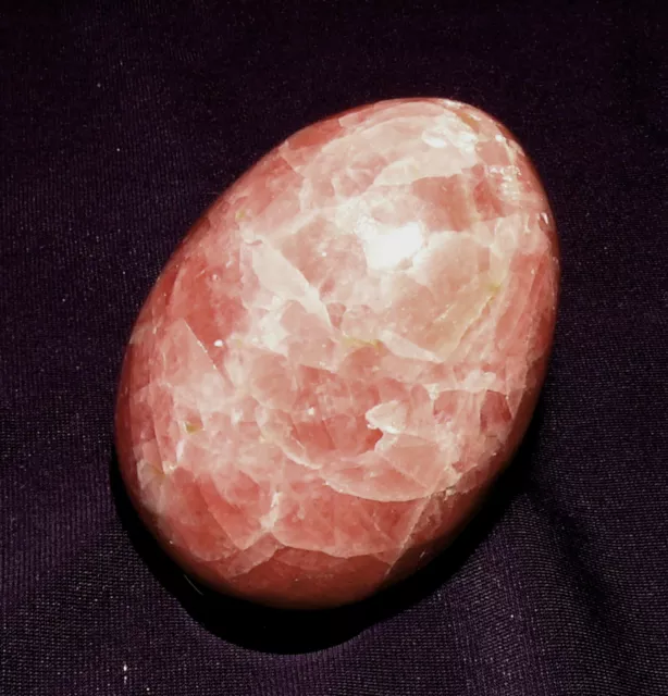 Rhodochrosite, forme œuf, poli, 203g, 60x43 mm, Argentine 2