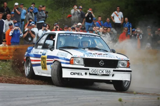 Poster Opel Ascona B 400 Deutschland Rallye 2005 Rothmans Design Foto 75x50 cm