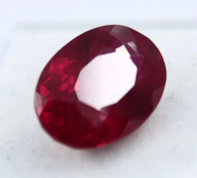 6 Ct Natural CERTIFIED Ruby Red Oval Cut Rare Loose Gemstone