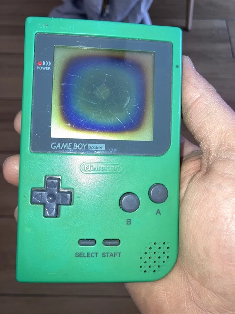 GameBoy Pocket verte semi HS officielle Nintendo vert