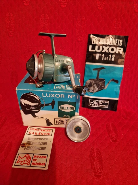 ANCIEN MOULINET DE Pêche BRETTON 804 DE LUXE Vintage FONCTIONNE Fishing