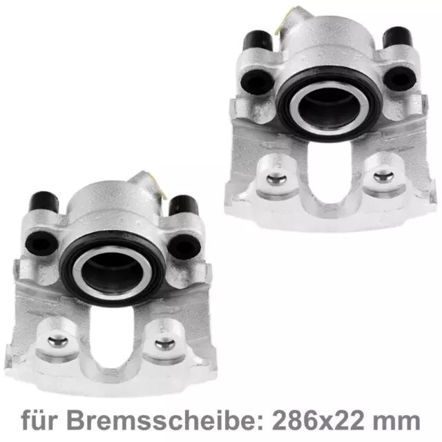 2 Bremssattel vorne BMW 3 E46 Z4 Bremsscheiben Bremsbelag Verschleißanzeiger 3