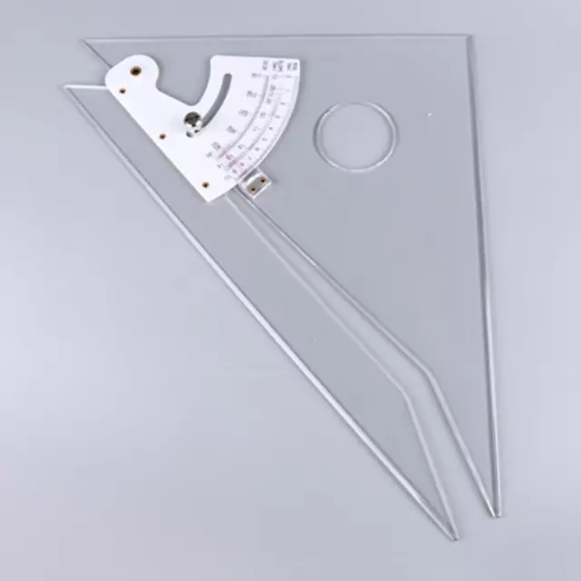 Rédaction Triangle Règle Clair Réglable Précision 30 cm Échelle 2