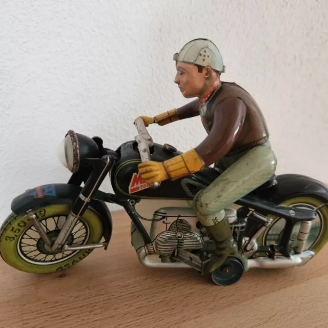 Blechspielzeug  Arnold MAC 700 Made in U.S. ZONE. Germany Motorrad