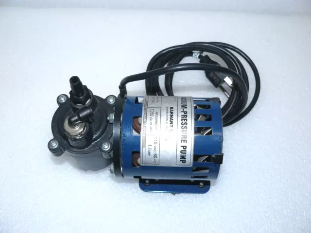 Barnant 400-1941 Vacuum Pressure Pump 1050 Cu In 115V
