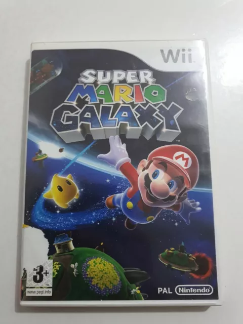 Super Mario Galaxy Nintendo Wii PAL España SIN MANUAL/portada dañada LEER BIEN👇