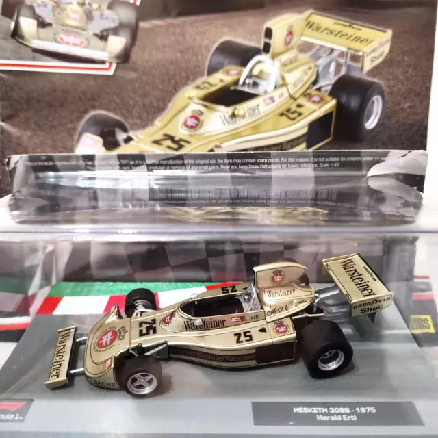 #152 Hesketh 308B  – 1975 Harald Ertl 1:43 Scale Formula 1 Car Collection