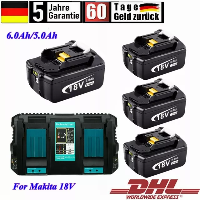 18V 5AH Für Makita Ersatzakku BL1850 B LXT Li-ion BL1860 BL1840 BL1830