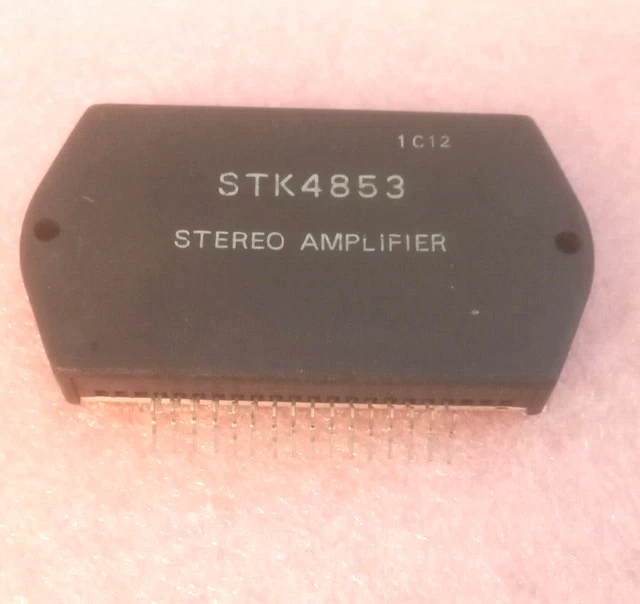 1pcs STK4853   Power Amplifier 2-CHANNEL AF 2x30W  SIL16 SANYO