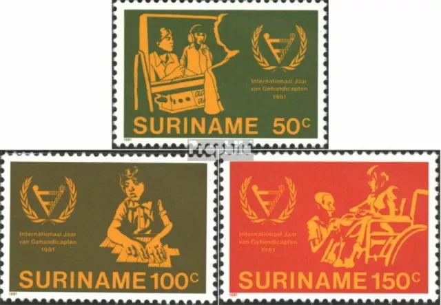 Suriname 954-956 (complete issue) unmounted mint / never hinged 1981 Behinderten