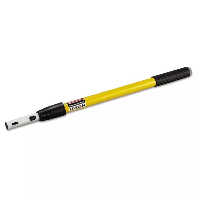 Rubbermaid Commercial HYGEN HYGEN Quick-Connect Extension Handle, 20-40", Yellow