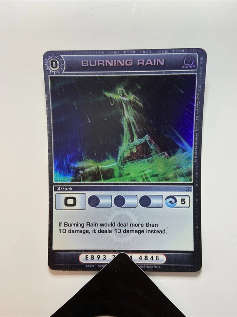 Chaotic Card Burning Rain