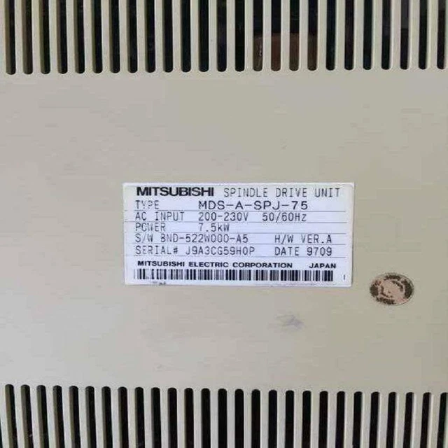 ONE NEW MITSUBISHI MDS-A-SPJ-75 MDSASPJ75 Spindle driver