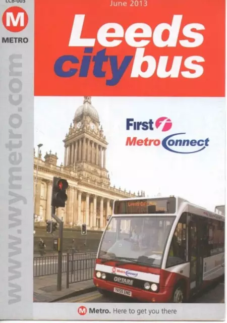 Metro Bus Timetable - Leeds City Bus - June 2013 - First