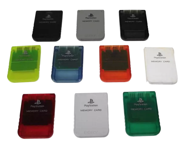 Genuine Sony PS1 Memory Card PlayStation 1 1mb SCPH 1020 Dropdown Selection