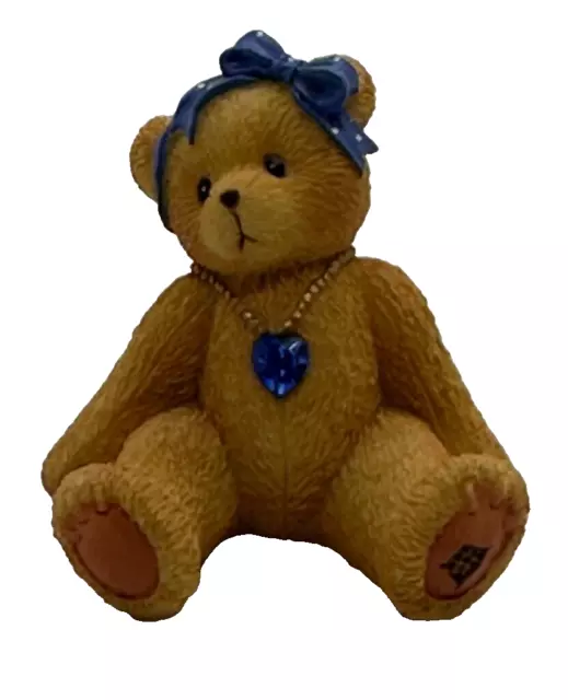 Cherished Teddies Little Sparkles Birthstone Bear 1996 #239844 September