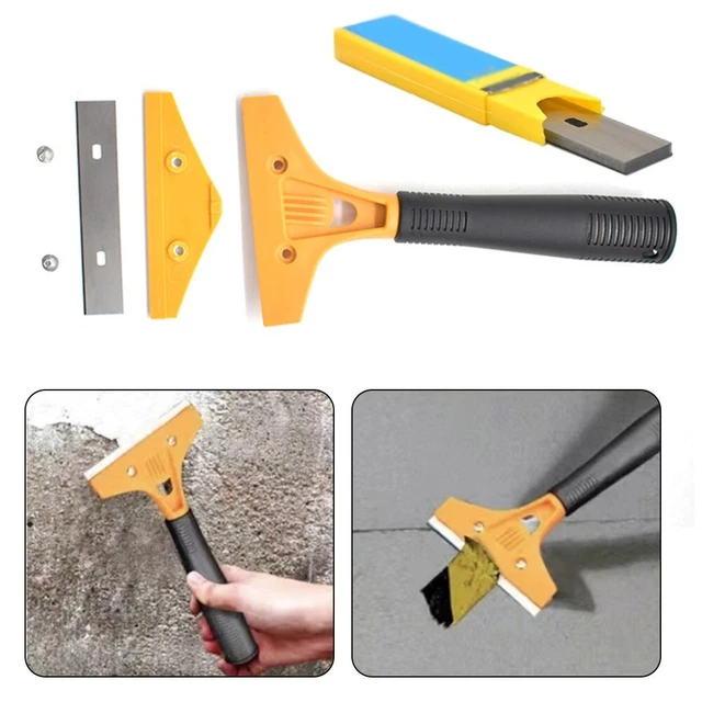 Grattoir de nettoyage professionnel à 10 lames parfait pour les carreaux de ver