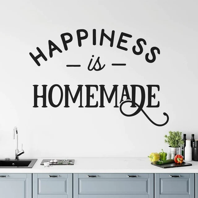 Happiness Is Homemade Wall Sticker