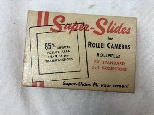 Super Diapositivas De Colección Sin Usar Para Cámaras Rollei - Antiguas