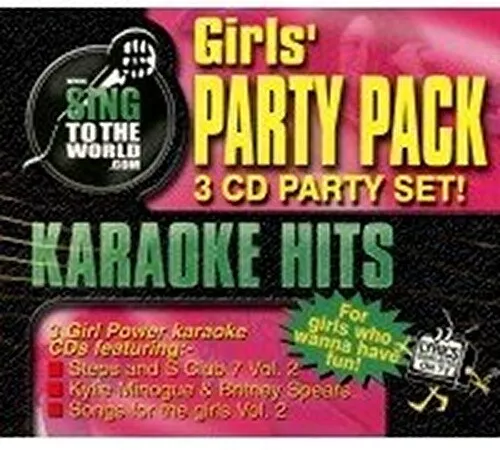 Sing To The World Karaoke - Girls Party Pack 1 (3 CD+G Set), Various Artists, Go