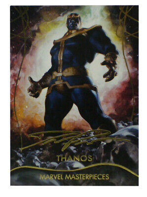 2020 Upper Deck Marvel Masterpieces Thanos Gold Signature Card #47 Dave Palumbo