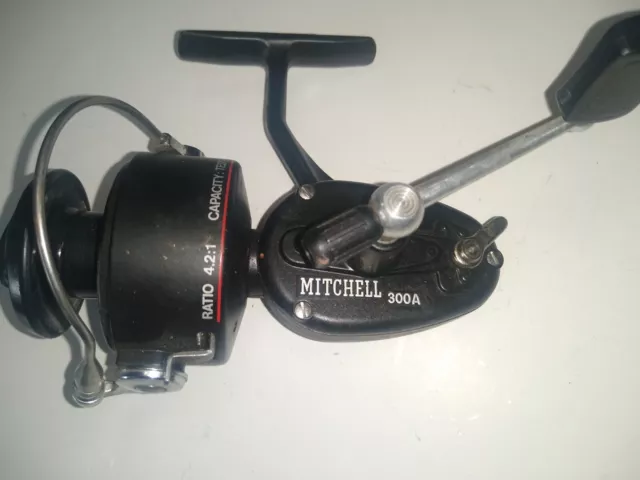 MITCHELL 300A SPINNING Reel TESTED works well Silent Anti-Reverse