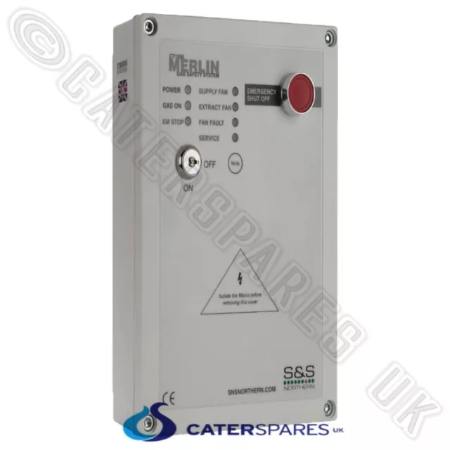Merlin Ct1250 Gas Interlock Panel Current Monitoring For Commercial Kitchens