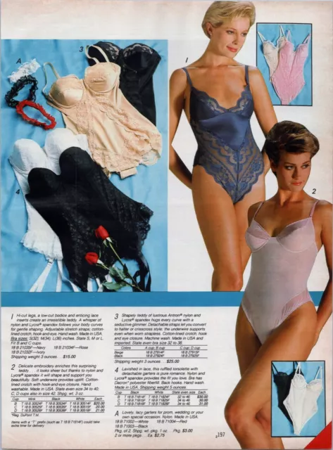 SMALL LOT OF Vintage Catalog Lingerie Underwear Photo Clippings $51.00 -  PicClick