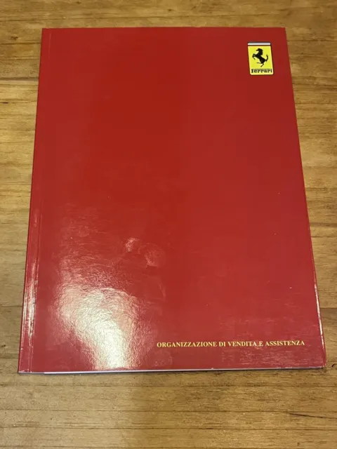 Manuel Organisation De Vente Et De Service Ferrari 1255/97
