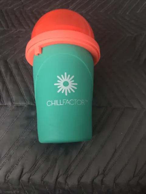 Chillfactor Neon Slushy Maker Reusable Homemade Slushy  Squeeze Cup - Used Once