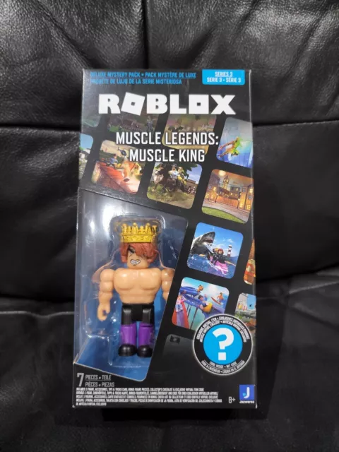 Roblox Deluxe Mystery Pack Series 3 Muscle Legends Muscle King With Code  New
