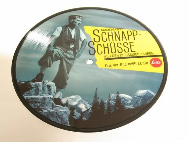 LEICA Leitz record Schallplatte single Teldec Schnappschüsse original vintage/18