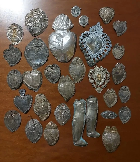 Lotto 31 ex voto varie forme e condizioni