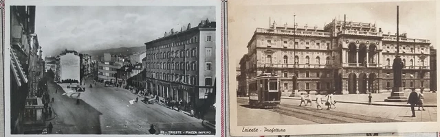 - N° 2,  Cartoline Trieste... 1 Fotografica...viaggiate - A. 1941 -