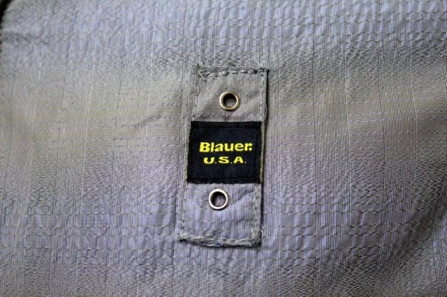 BLAUER Veste Bleu Clair Taille XL Veste d'Hiver Veste Manteau Logo 3