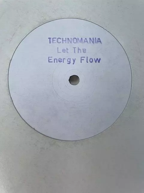 Technomania – Let The Energy Flow 12" Old Skool House Techno Vinyl Record 1990