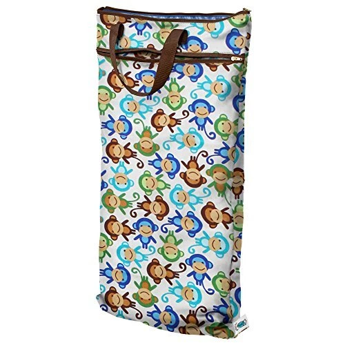 Planet Wise Hanging Wet/Dry Bag Monkey Fun
