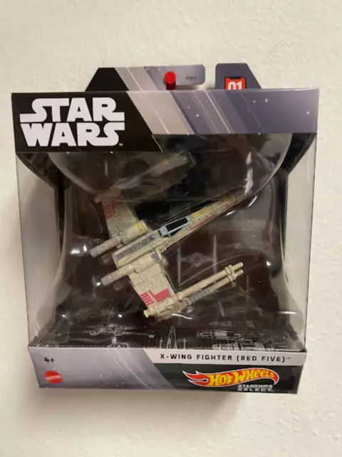 2022 Hot Wheels Star Wars Diecast Ship X-WING FIGHTER RED FIVE #1