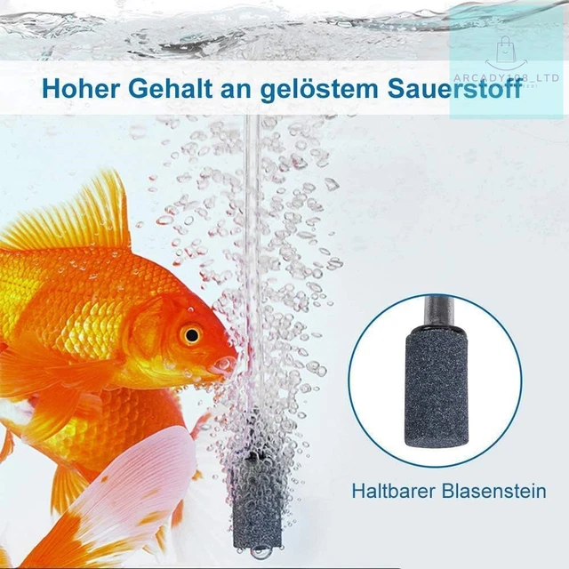 Bedee Aquarium Air Pump, Energy Saving 1W Oxygen Mini Fish Tank Air Pump, Ultra 2