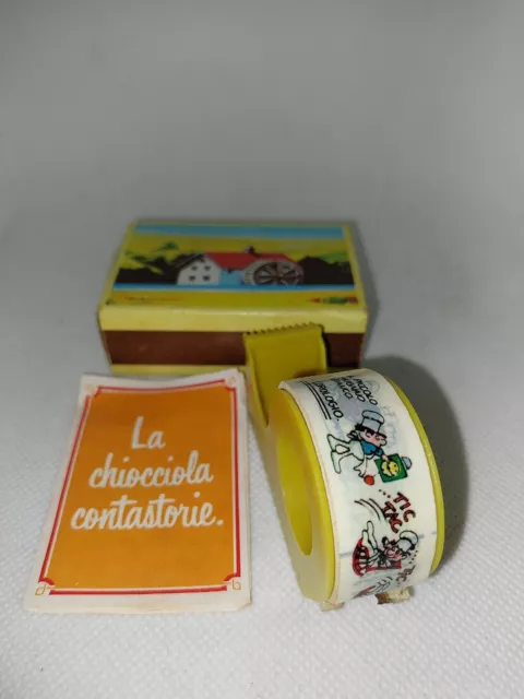 Mulino Bianco La Chiocciola Cantastorie gioco sorpresina gadget vintage 80's