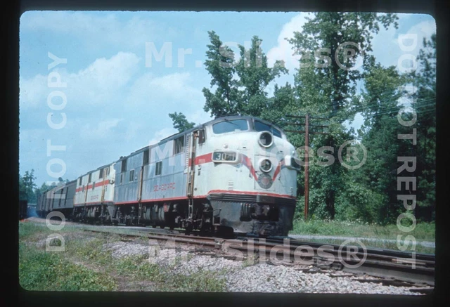 Duplicate Slide SAL Seaboard Air Line E7A 3041 & 1 Passenger Action