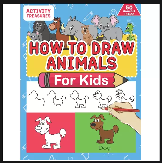 HOW TO DRAW Animals: Learn to Draw For Kids, Step by Step Drawing (How to  Draw £4.65 - PicClick UK