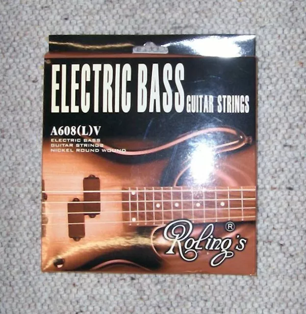 Muta completa da 4 Corde per BASSO Elettrico 1 Set Roling's Bass guitar Strings