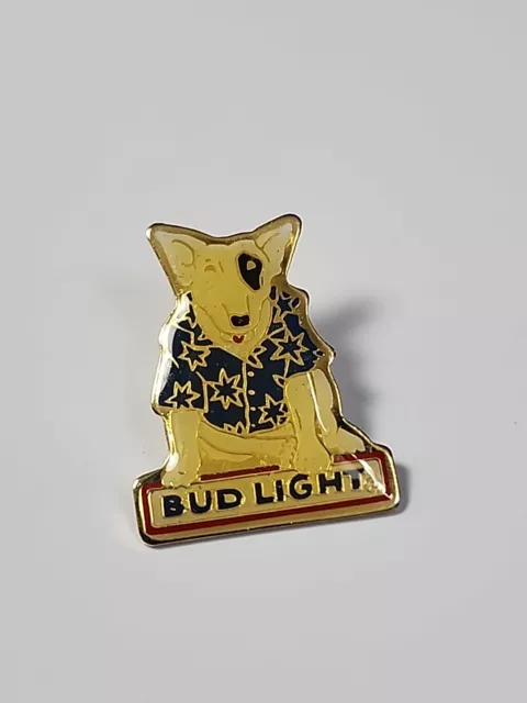 Bud Light Spuds MacKenzie Lapel Pin Beer Advertising Budweiser Anheuser-Busch