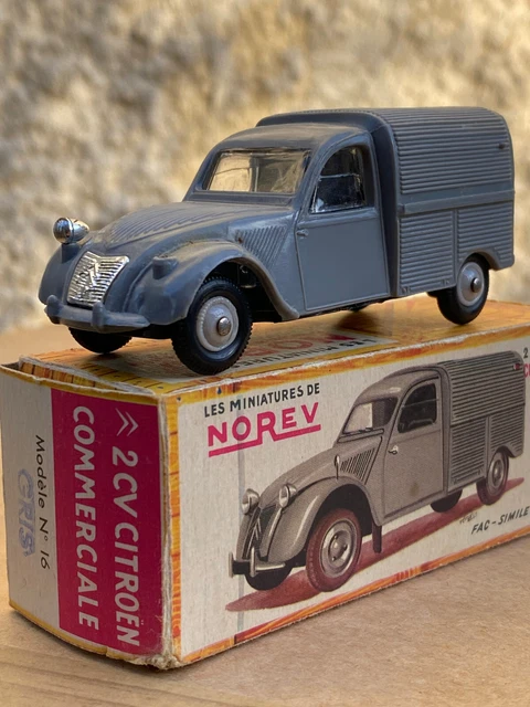 NOREV & 2CV CITROEN COMMERCIALE & Modèle 16 & Gris & Voiture Miniature & Jouet
