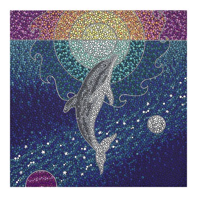 CRISTALLO di forma speciale completa Trapano Diamante Animale Dipinto 