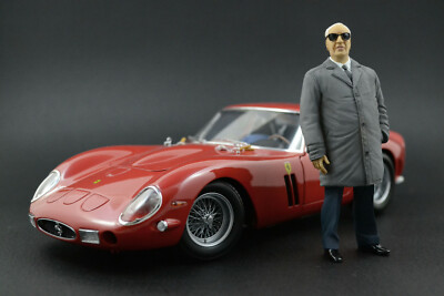! Enzo Ferrari Figura per 1:18  CMC  500 F2 250GTO BBR VERY RARE NO CAR !! 