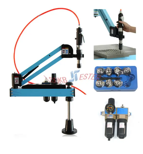 one Universal Flexible Arm Pneumatic Air Tapping Machine 360° Angle M3-M12