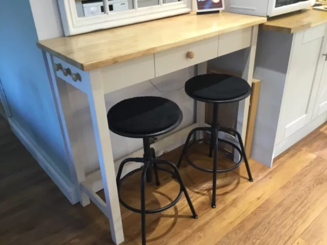 JOHN LEWIS CREAM Adler Breakfast Bar Table 100.00 PicClick UK