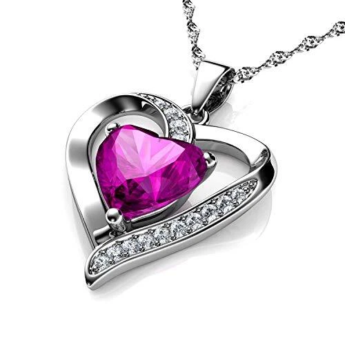 Collana Tennis Kiara Basik Cuore Rosè Zirconi Bianchi/Rosa KCLD3949R